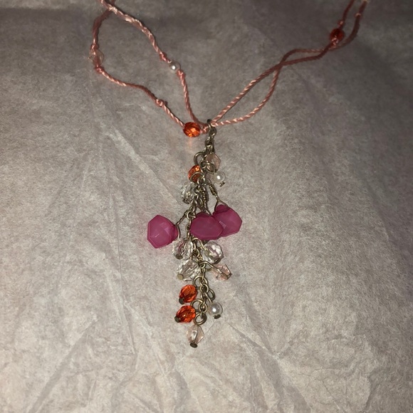 baked beads Jewelry String Beaded Necklace Poshmark